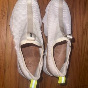 Sorel White Slip-On Sneakers